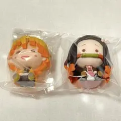 鬼滅の刃 一番くじ ちょこのっこフィギュア　善逸&禰豆子　2個セット