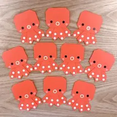 タコ10点　折り紙　ハンドメイド　夏　壁面のサムネイル