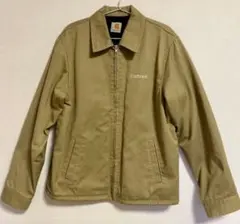 Carhartt ベージュ ジップアップジャケット Lサイズ
