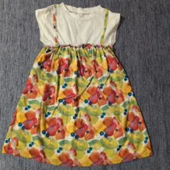 グラニフ　110センチ　フルーツワンピース
