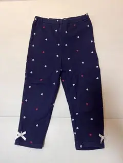 プティマイン ハート柄レギンス　90センチ