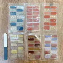ジェルネイルシール《6枚セット》バラエティセット 簡単