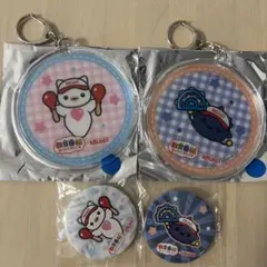 教育番組 × ROUND1 アクリルキーホルダー、缶バッジ　2種セットのサムネイル