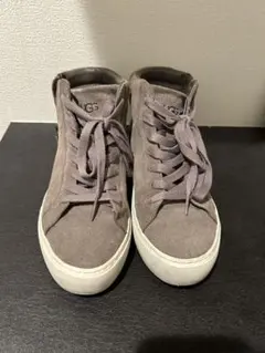 UGG グレー スエード ハイカットスニーカー　22.5