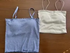 ehka sopoシャーリングキャミソール　mysticキャミソール　2枚セット