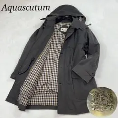 J295 M アクアスキュータム モッズコート グレー メンズ
