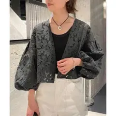 美品 TICCA ティッカ フラワーレースジャケットのサムネイル