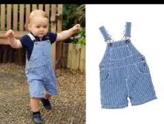 プチバトー オーバーオール　ストライプ　イギリス