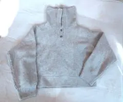 LOWRYS FARM ハイネックニット F ベージュ ニット セーター