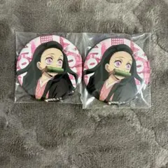鬼滅の刃 ワールドツアー 缶バッジ 禰豆子 2点セット