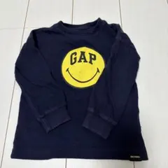 GAP SMILEYWORLD 長袖カットソー ネイビー