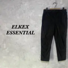 ELKEX ESSENTIAL カジュアルパンツ ウエストゴム 黒 M 4524