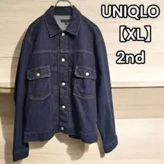 UNIQLO【デニムジャケット】2ndタイプ　507XXモデル XLサイズ 濃紺