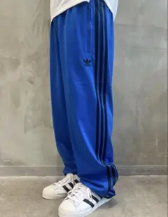 新品 adidas アディダスオリジナルス トラックパンツ ブルー ジャージXL