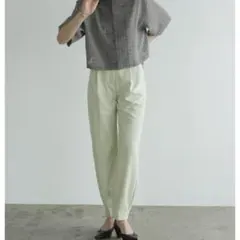 CLANE COCOON DRAPE PANTS ミント サイズ2