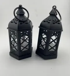 ハンギングランタン LEDキャンドル　2個セット装飾用
