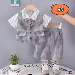 ☆新品☆フォーマル 男の子　セットアップ　入園式　結婚式　スーツ 90cm