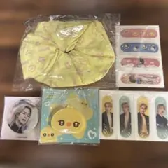 BTS ジミングッズ　(シュシュ　缶バッチ　スマホグリップ　絆創膏)