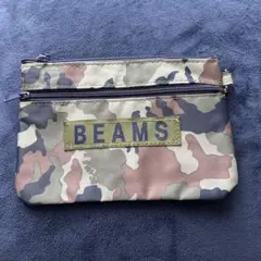 BEAMS + カモフラージュ柄 ポーチのサムネイル