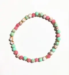 カラフルビーズブレスレット