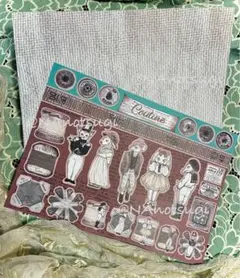 新作　3点セット　コラージュシート　デザインペーパー　紙モノ