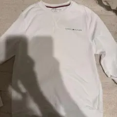 TOMMY HILFIGER ホワイト トレーナー Lサイズ