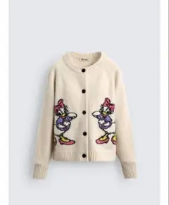 zara×ディズニー　デイジーカーディガン　Sサイズ