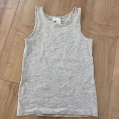 H&M ノースリーブ タンクトップ 122/128 グレーのサムネイル