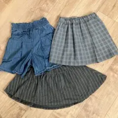 スカートとショートパンツ セット 140