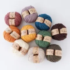 【6玉セット】バラ売り可・色選択可　毛糸 玉 チャティ アクリル 極太 30g