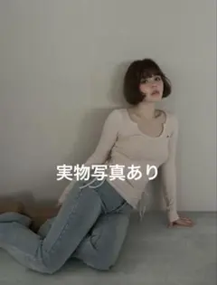 新品未使用】andmary Lala shirring ribbon tops - メルカリ