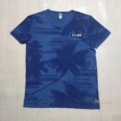 G-STRA RAW ジースター　Tシャツ カットソー Vネック 総柄のサムネイル