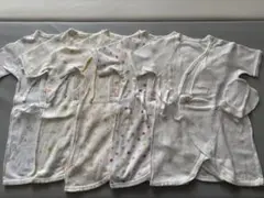 【出産準備セット】赤ちゃんの城 ベビー肌着 5枚セット ミトン付き