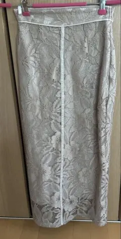 GRL 花柄レースバックスリットタイトスカート 313445 Sサイズ