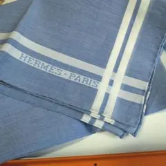 HERMES ハンカチ ブルーのサムネイル