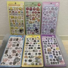 ボンボンドロップシール　和柄　たまごサンド　だるま　桜　日本犬　おにぎり　漢字