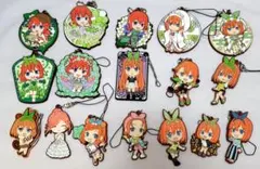 五等分の花嫁　中野四葉　ラバーストラップ　ラバーキーホルダー　まとめ売り