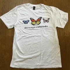 ANVIL 2010s バタフライ Tシャツ M デュランゴ コロラド 蝶 古着