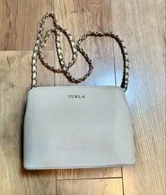 FURLA グレー ショルダーバッグ