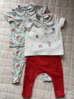 next baby ネクスト 半袖セットアップ 3-6m 2点セットのサムネイル