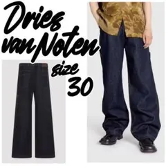 深水光太着用 dries van noten タック ワイドデニム 34 - メルカリ