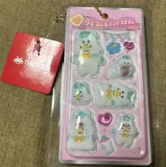 タイトー限定★んぽちゃむ★うるちゅるシールミニチュアキーホルダー③