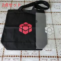 トートバッグと クリアファイル 2点セット ブラック　美品