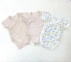 UNIQLO ベビー肌着 70 ロンパース　３枚セット