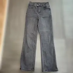 Dazy ダークグレー ストレートデニム Sサイズ シンプル