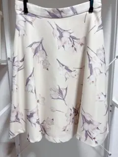 プロポーションボディドレッシング 花柄 フレアスカート