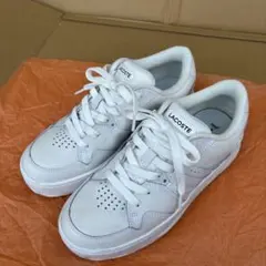 LACOSTE ホワイト スニーカー　UK5 24センチ　24cm ラコステのサムネイル