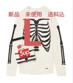 Supreme Hanes Bones Thermal Crew Lサイズ
