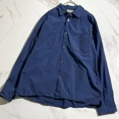 入手困難✨ マーガレットハウエル 長袖シャツ メンズ Lサイズ ブルー系