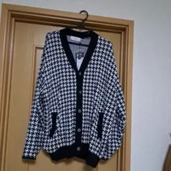 ADRER パターン カーディガン